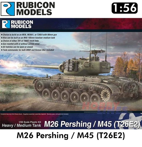 M26 pershing tank m45 t26e2 - pershing,
