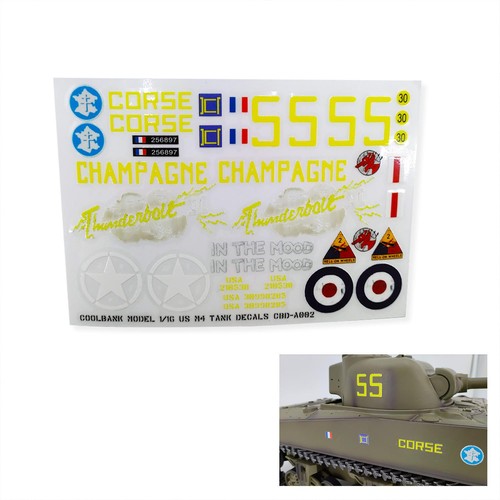 Stickers for henglong 16rc - stickers, 1:16rc